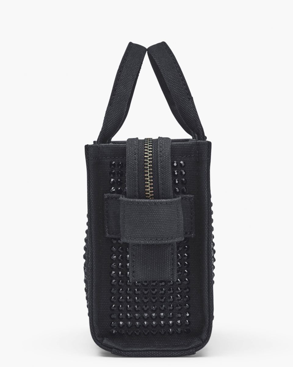 Marc Jacobs The Crystal Canvas Crossbody Tote Bag Black | 35CBRGVPL