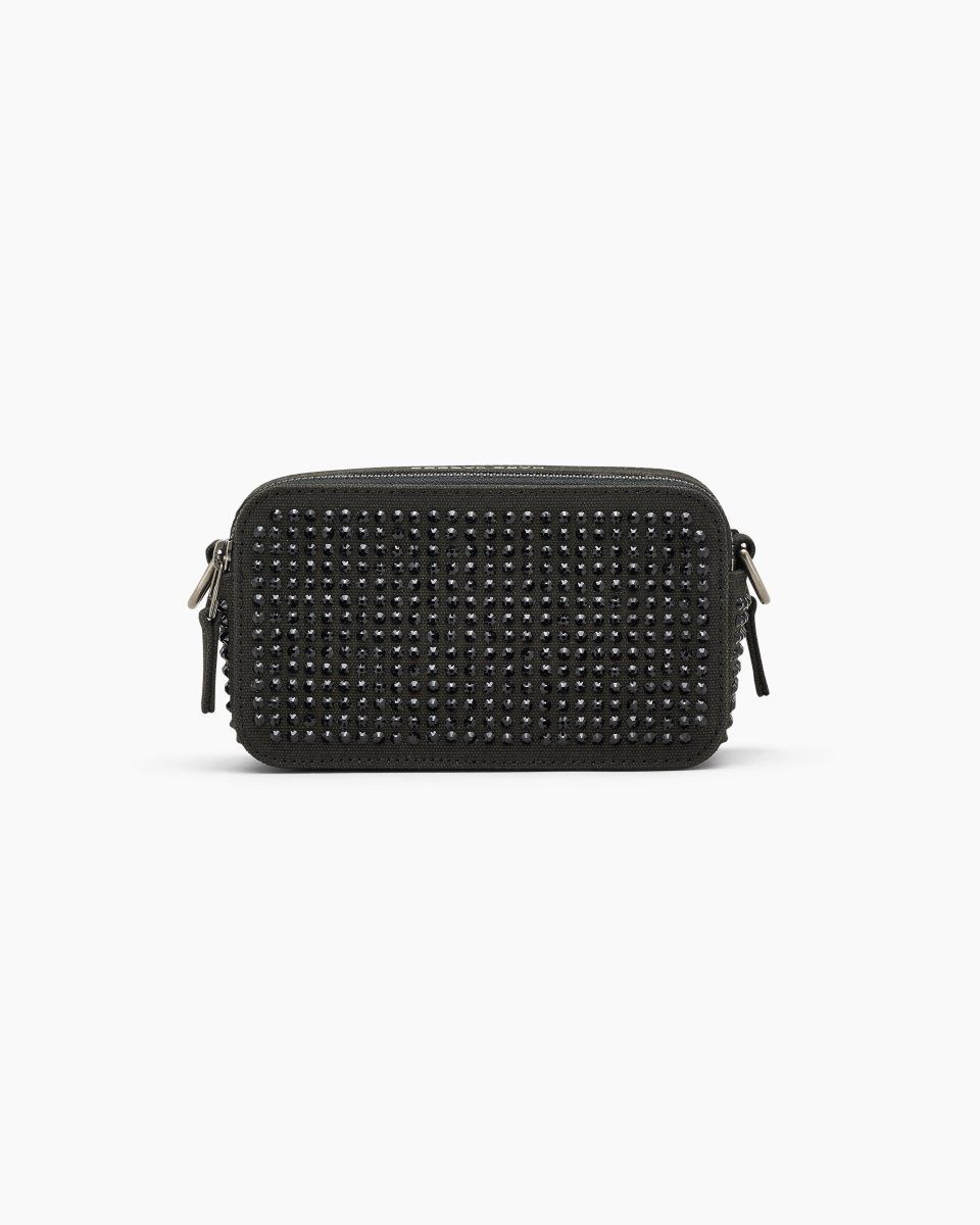 Marc Jacobs The Crystal Canvas Snapshot Black | 45HLDJNFS