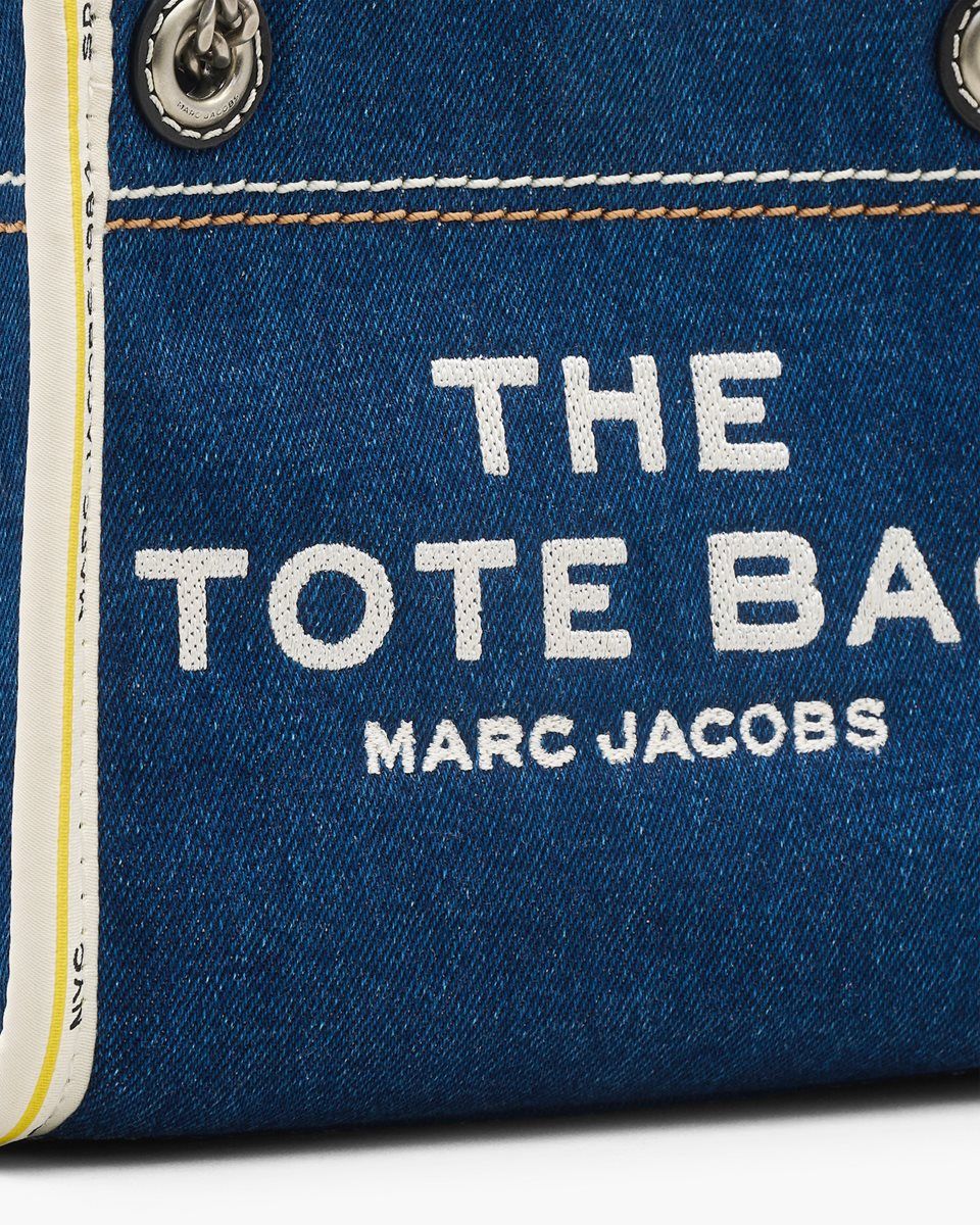 Marc Jacobs The Denim Chain Crossbody Tote Bag Dark Wash | 64ESXPKAV