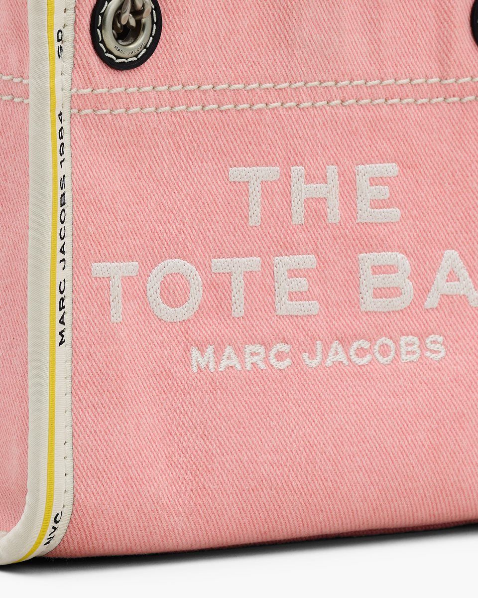 Marc Jacobs The Denim Chain Crossbody Tote Bag Pink | 35OKSHGIT