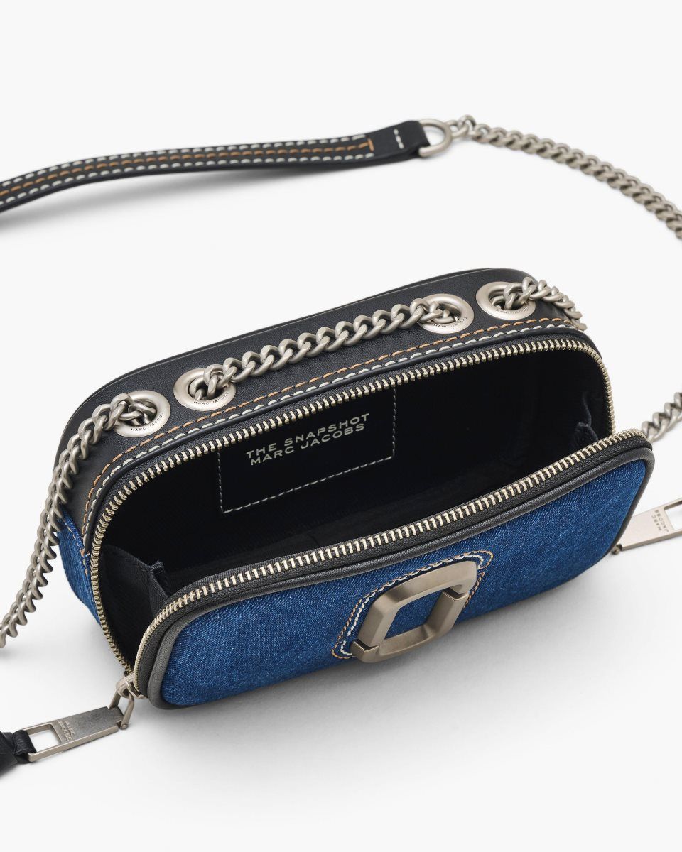 Marc Jacobs The Denim Chain Snapshot Dark Wash | 25PWMAFDZ