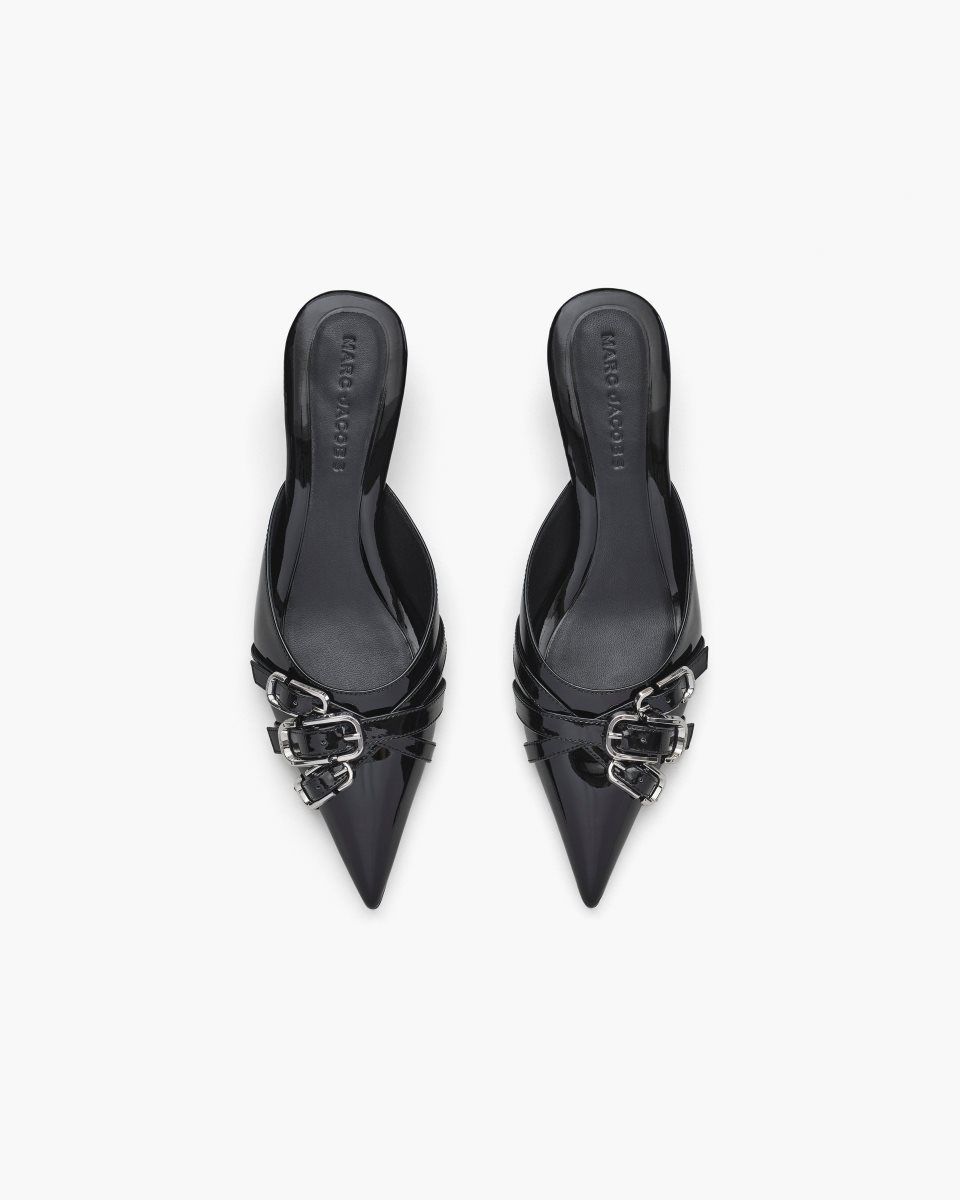 Marc Jacobs The Emma Kitten Heel Black | 36ZHCPXIK