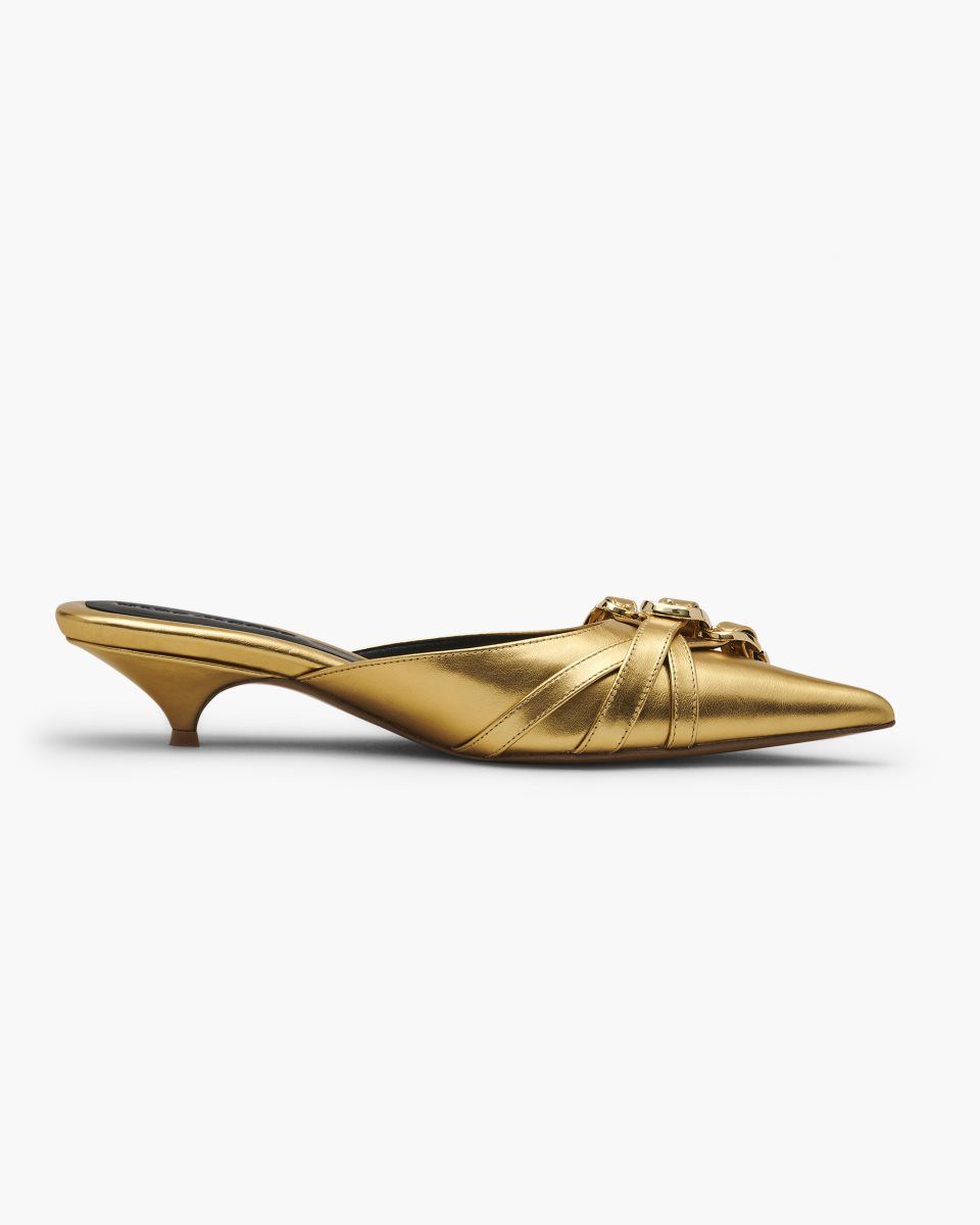 Marc Jacobs The Emma Kitten Heel Gold | 12AKYNWCJ