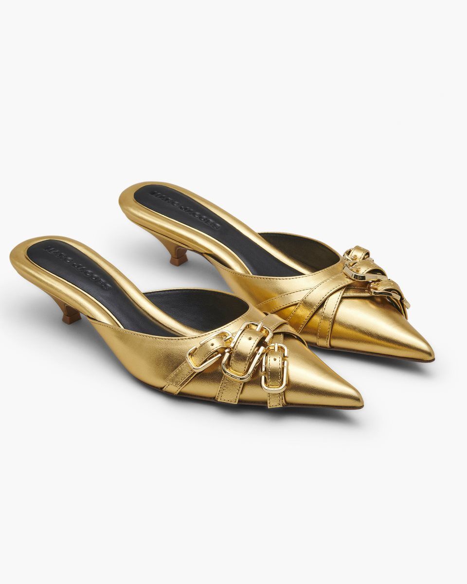 Marc Jacobs The Emma Kitten Heel Gold | 12AKYNWCJ