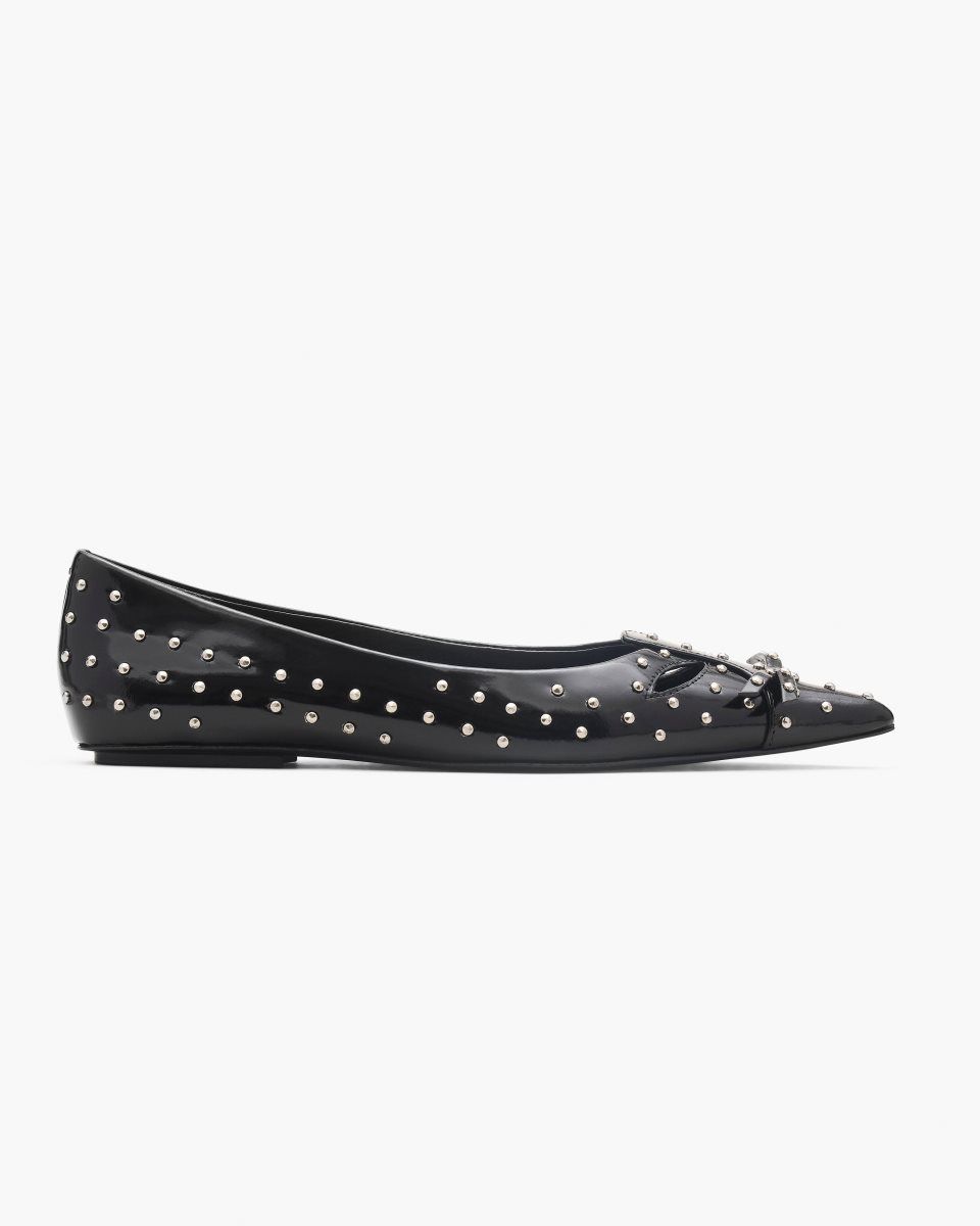 Marc Jacobs The Glam Studs Kat Ballerina Black | 20OSHLDEA