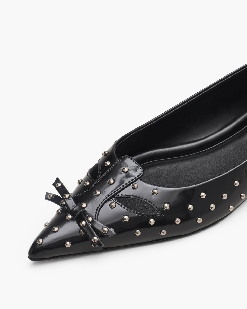 Marc Jacobs The Glam Studs Kat Ballerina Black | 20OSHLDEA