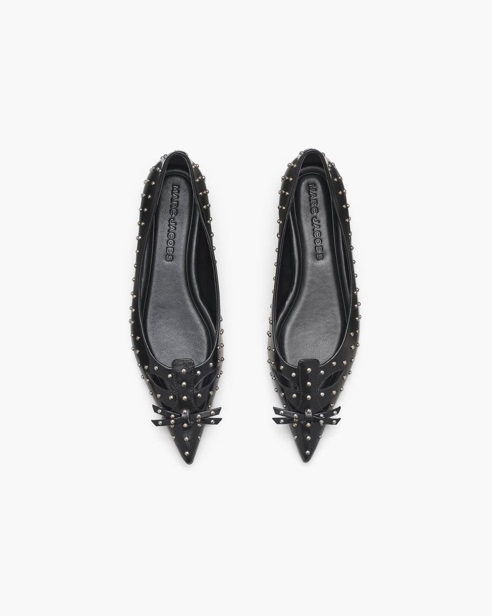 Marc Jacobs The Glam Studs Kat Ballerina Black | 20OSHLDEA