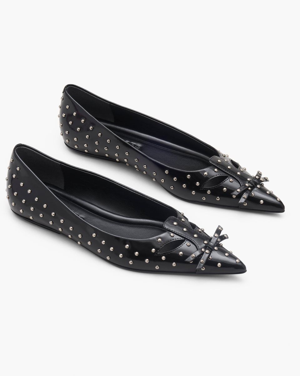 Marc Jacobs The Glam Studs Kat Ballerina Black | 20OSHLDEA