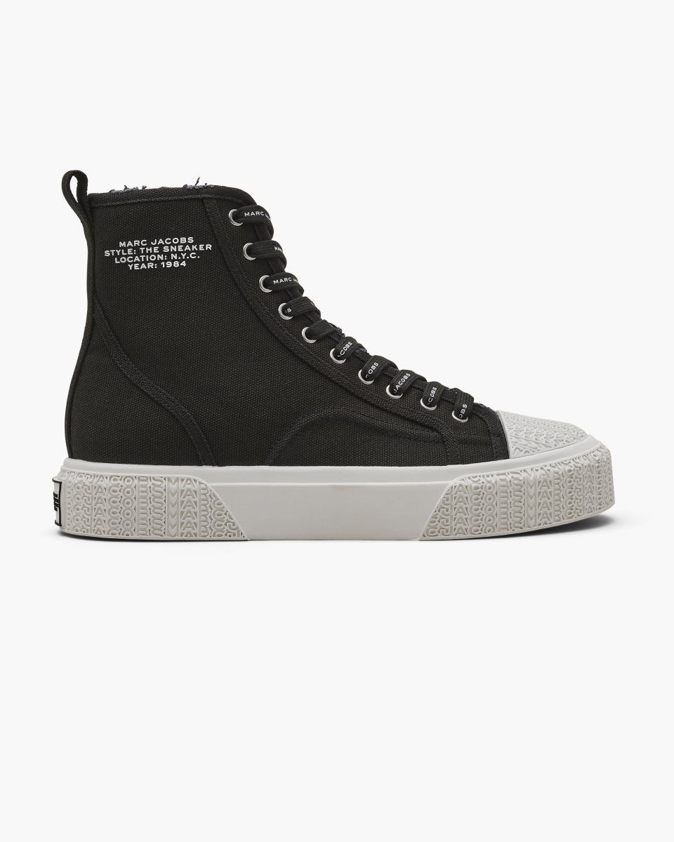 Marc Jacobs The High Top Sneaker Black | 81PLFRTAS