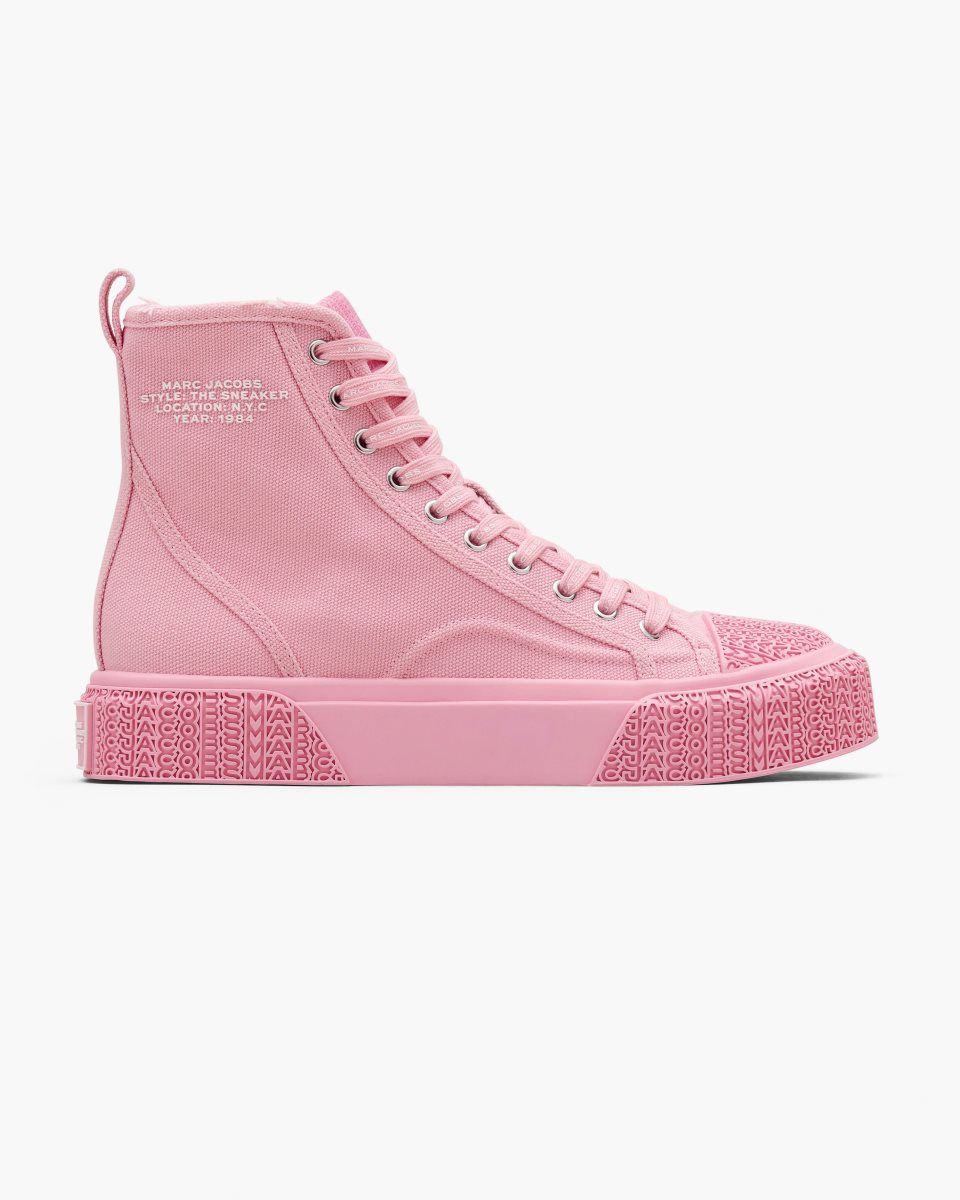 Marc Jacobs The High Top Sneaker Pink | 19CTDLSAM