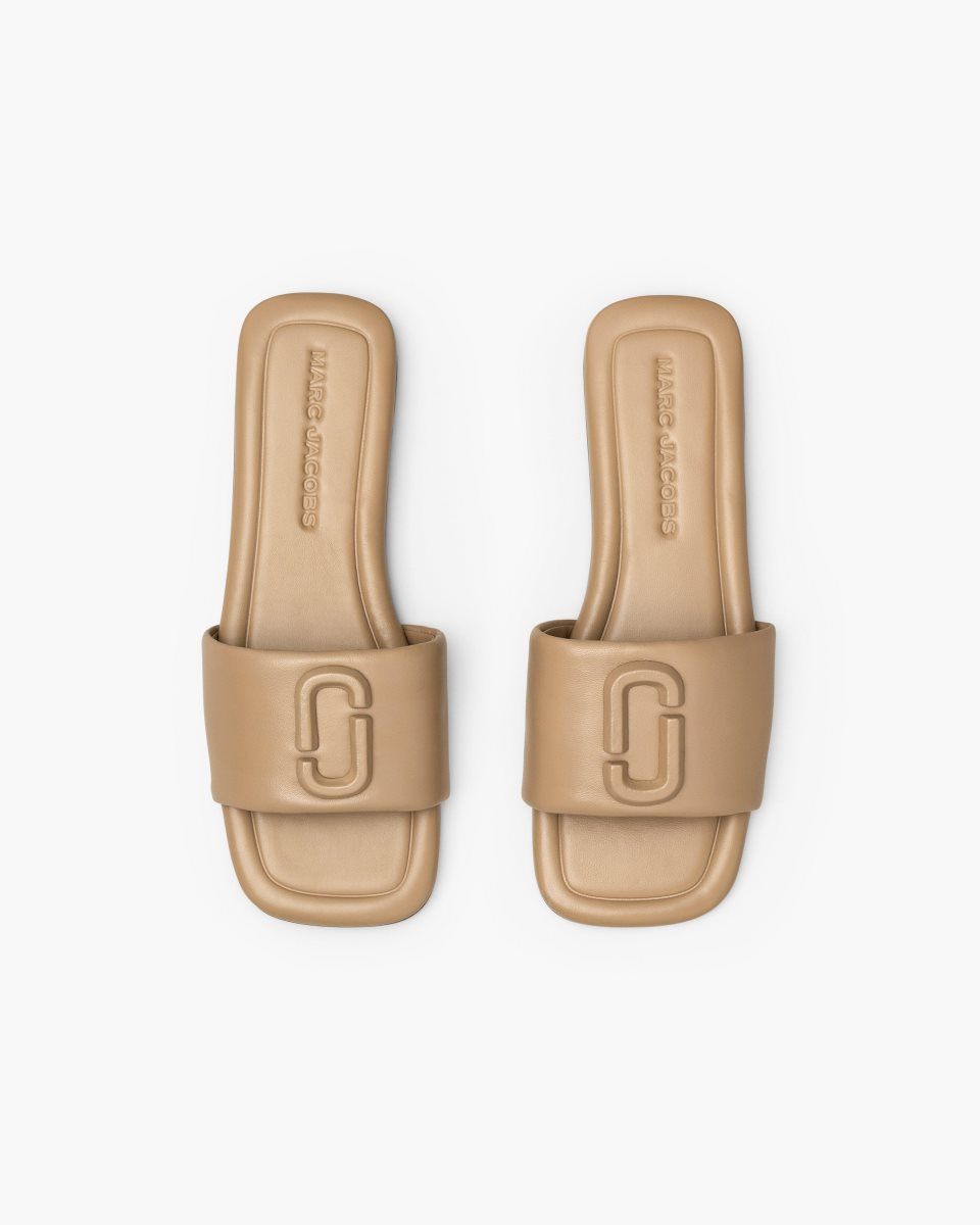 Marc Jacobs The J Marc Leather Sandal Brown | 60YURMLSO