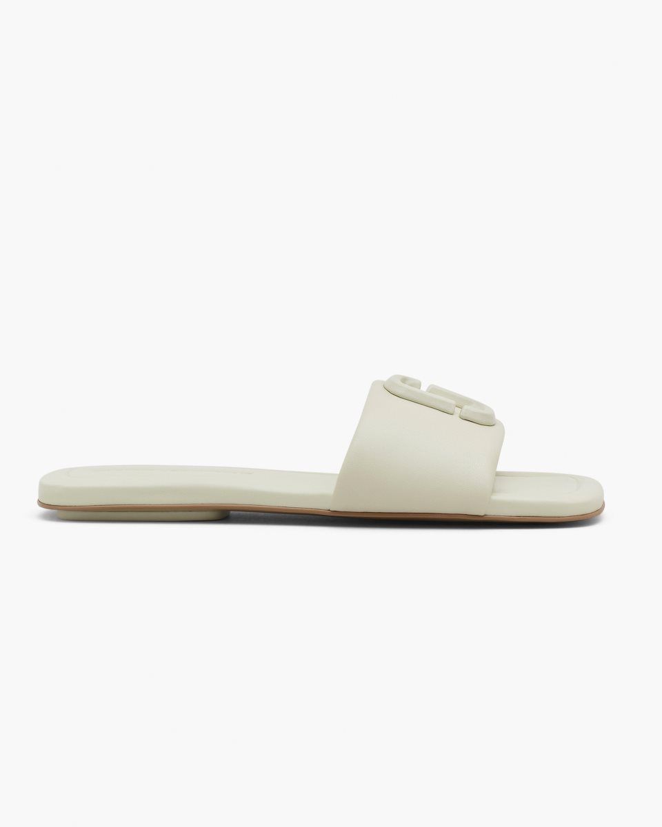 Marc Jacobs The J Marc Leather Sandal White | 97WHBRSLP