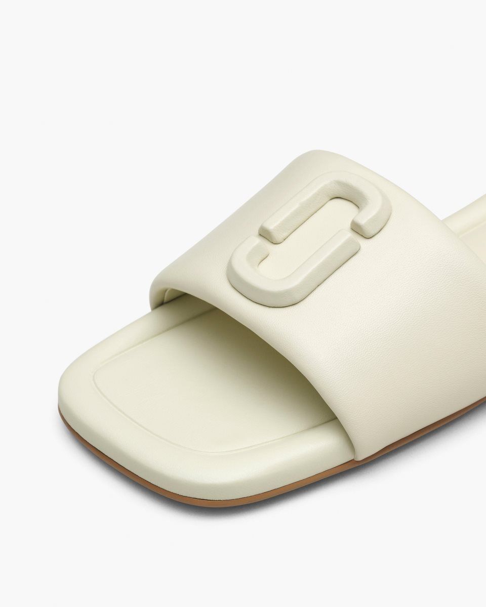 Marc Jacobs The J Marc Leather Sandal White | 97WHBRSLP