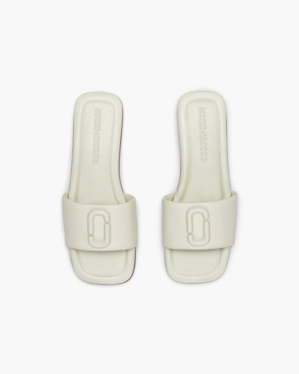 Marc Jacobs The J Marc Leather Sandal White | 97WHBRSLP