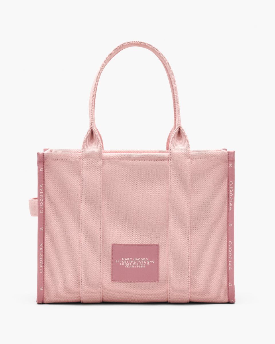 Marc Jacobs The Jacquard Large Tote Bag Rose | 84PXQCMFE