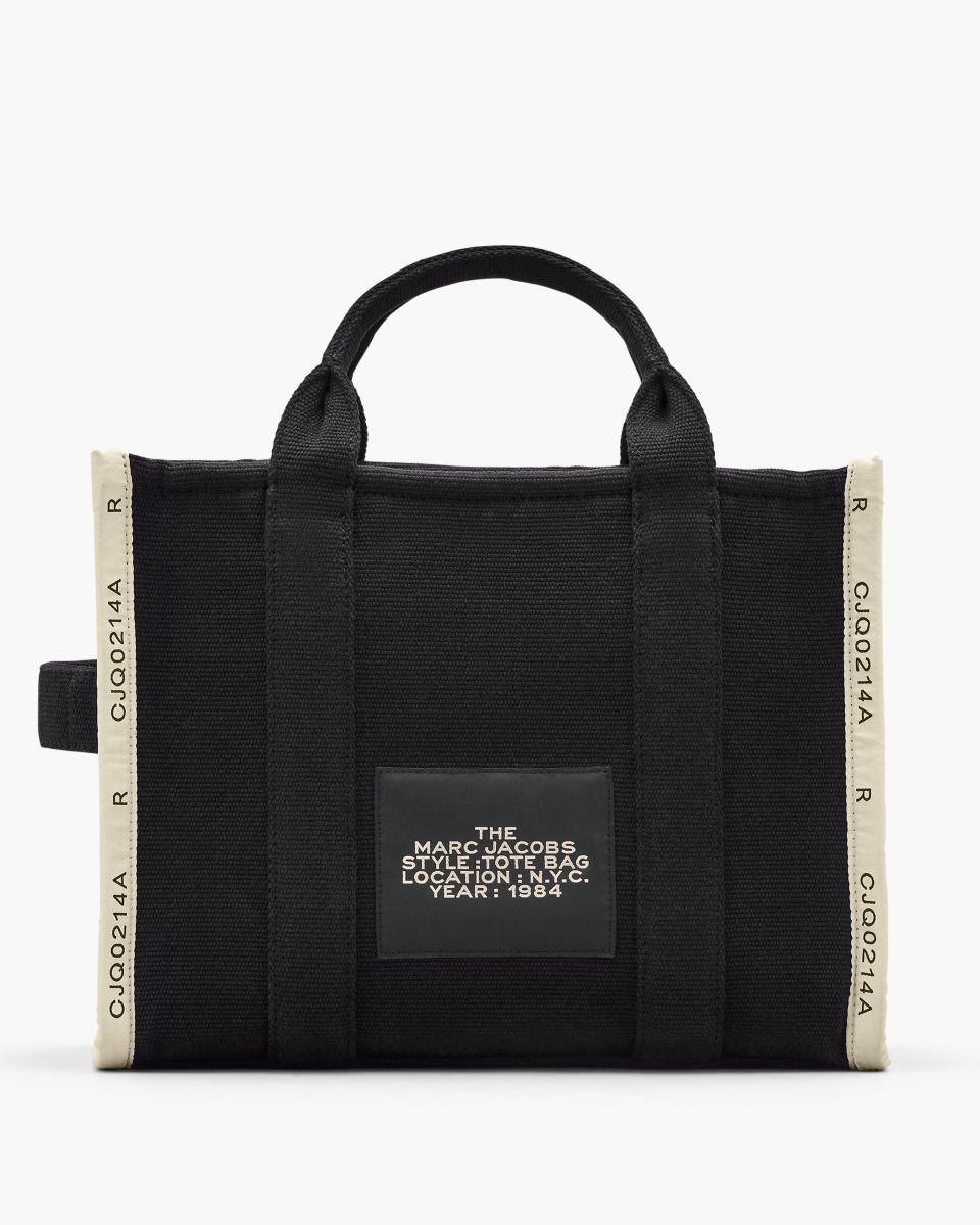 Marc Jacobs The Jacquard Medium Tote Bag Black | 13WLXAEKV