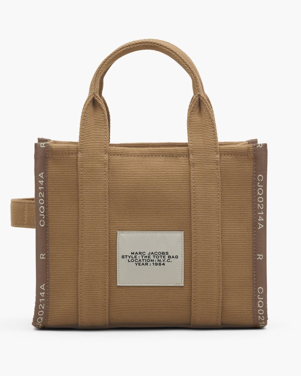 Marc Jacobs The Jacquard Small Tote Bag Brown | 46YFNLXTC