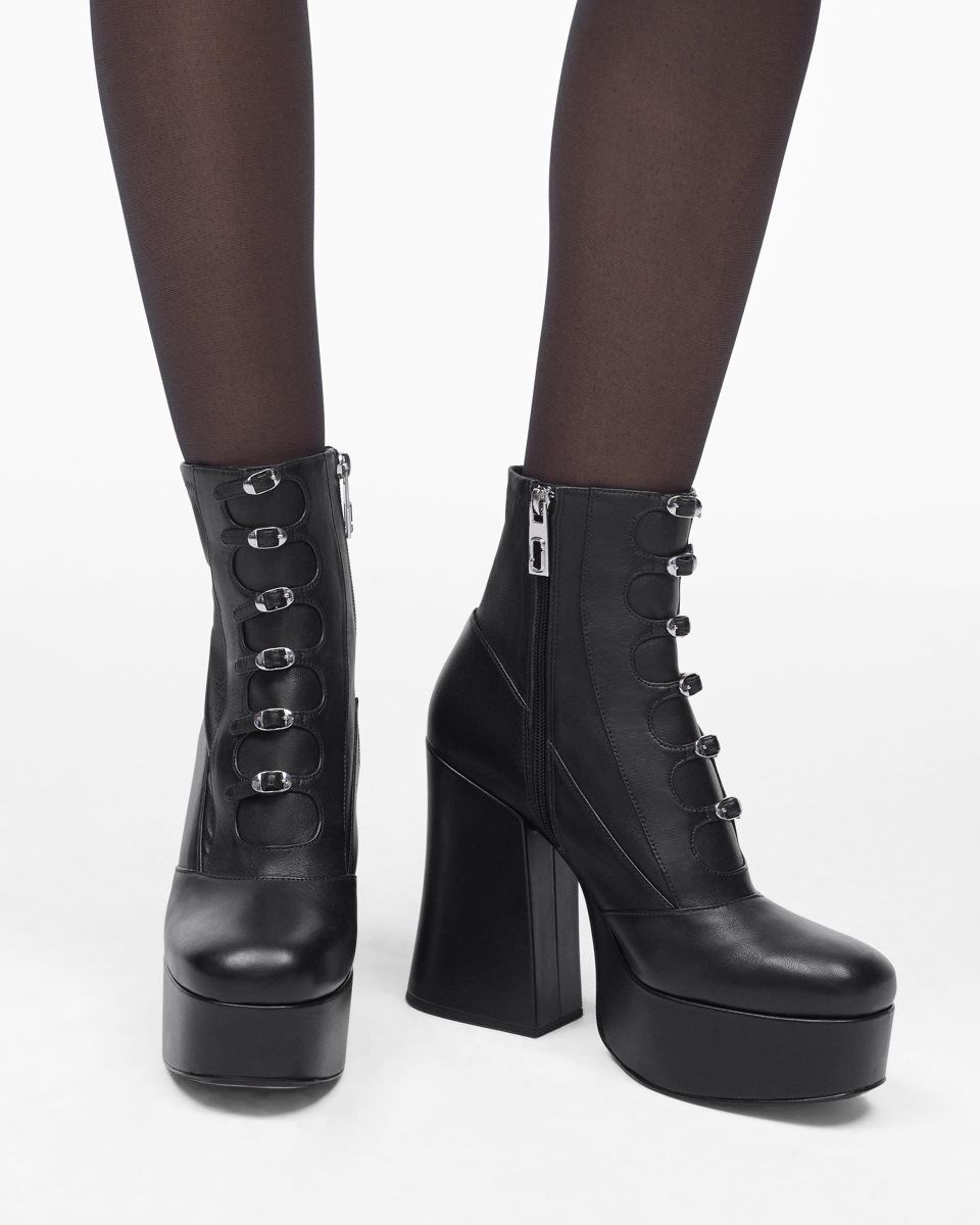 Marc Jacobs The Kiki Stretch Ankle Boot Black | 53ELZSWCJ