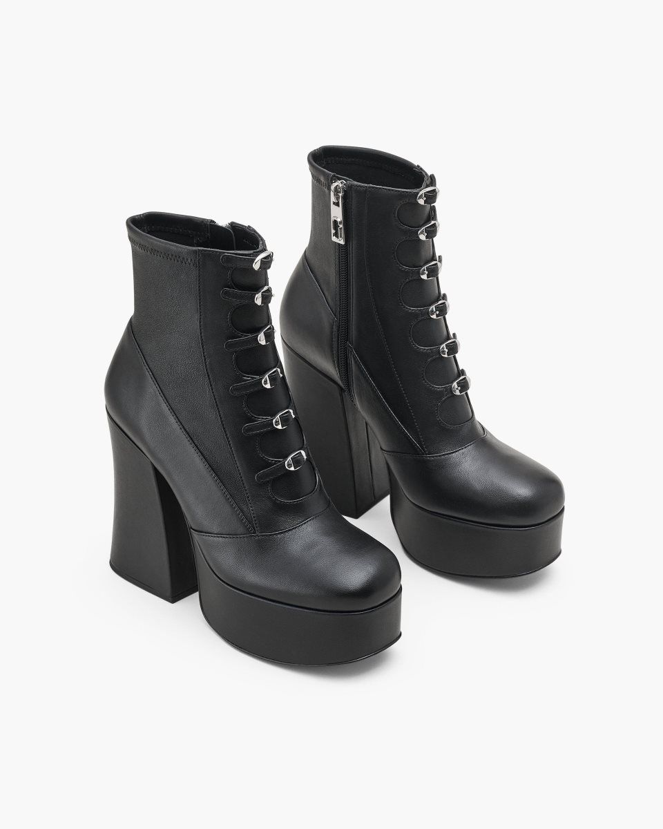 Marc Jacobs The Kiki Stretch Ankle Boot Black | 53ELZSWCJ