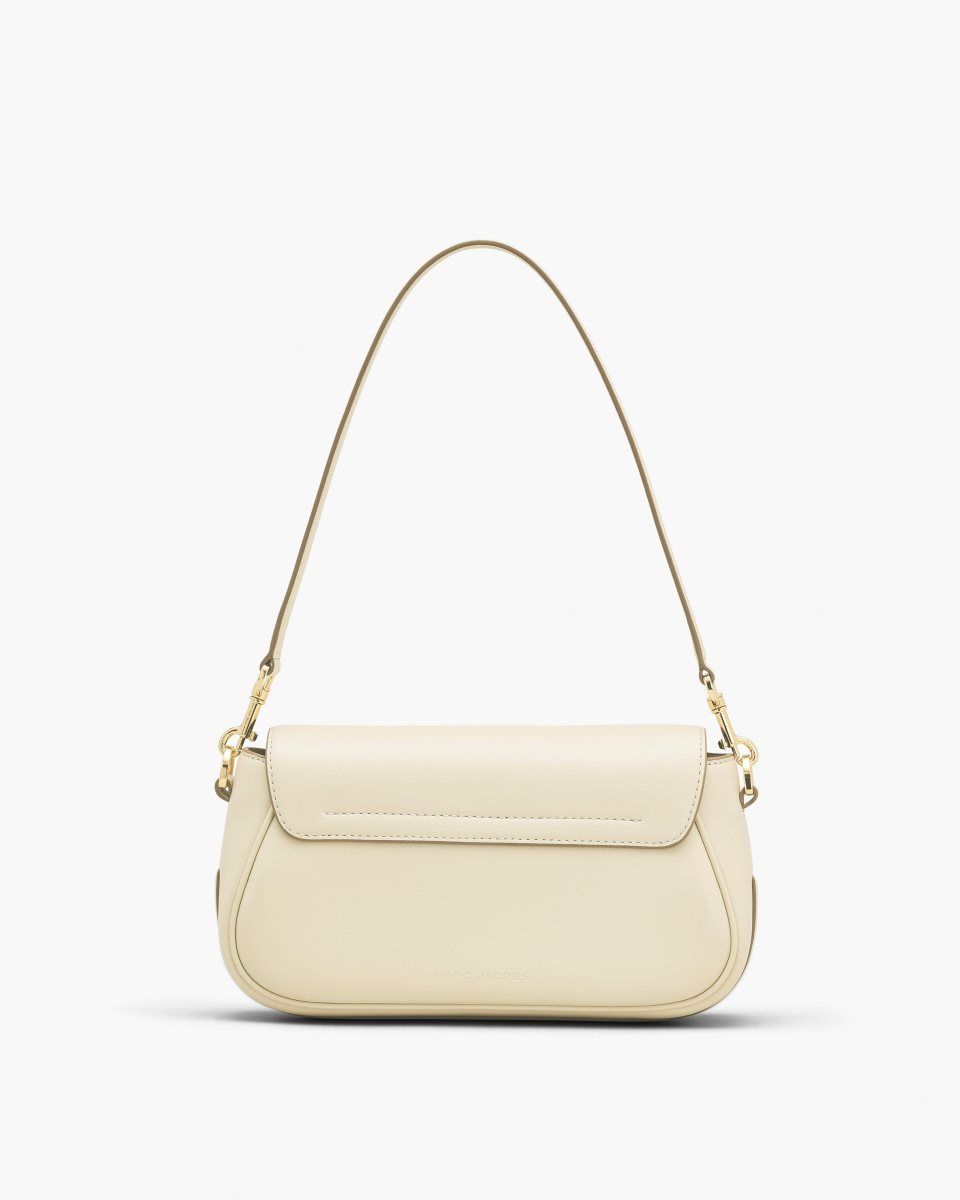 Marc Jacobs The Large Clover Shoulder Bag White | 82QTBUCYX