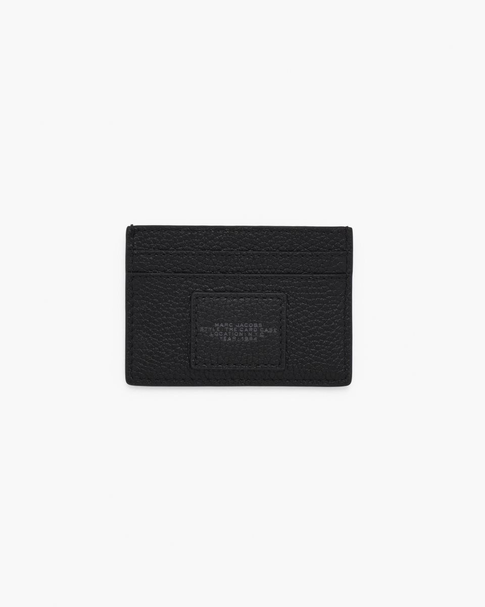 Marc Jacobs The Leather Card Case Black | 18UOTIPMB