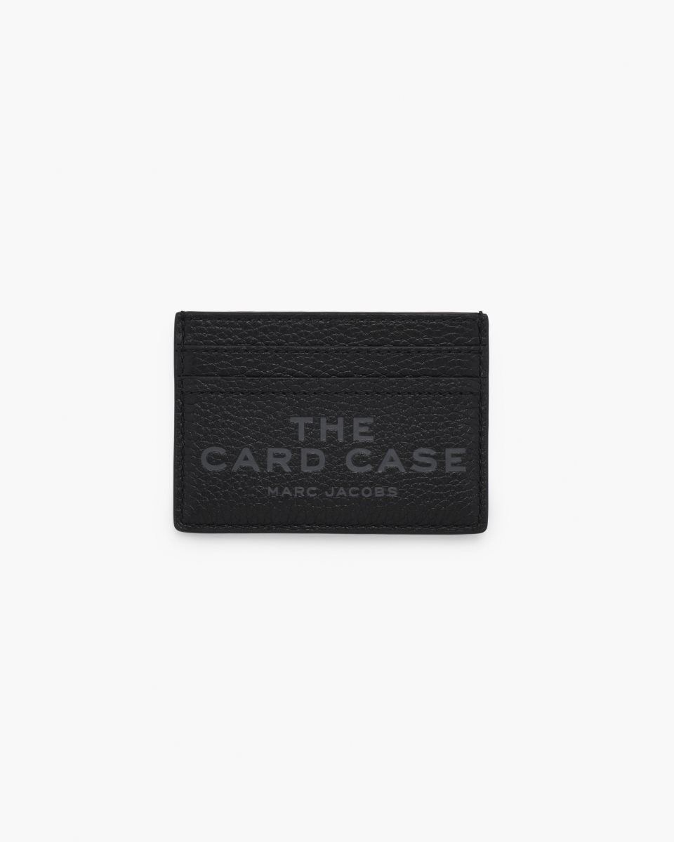 Marc Jacobs The Leather Card Case Black | 18UOTIPMB