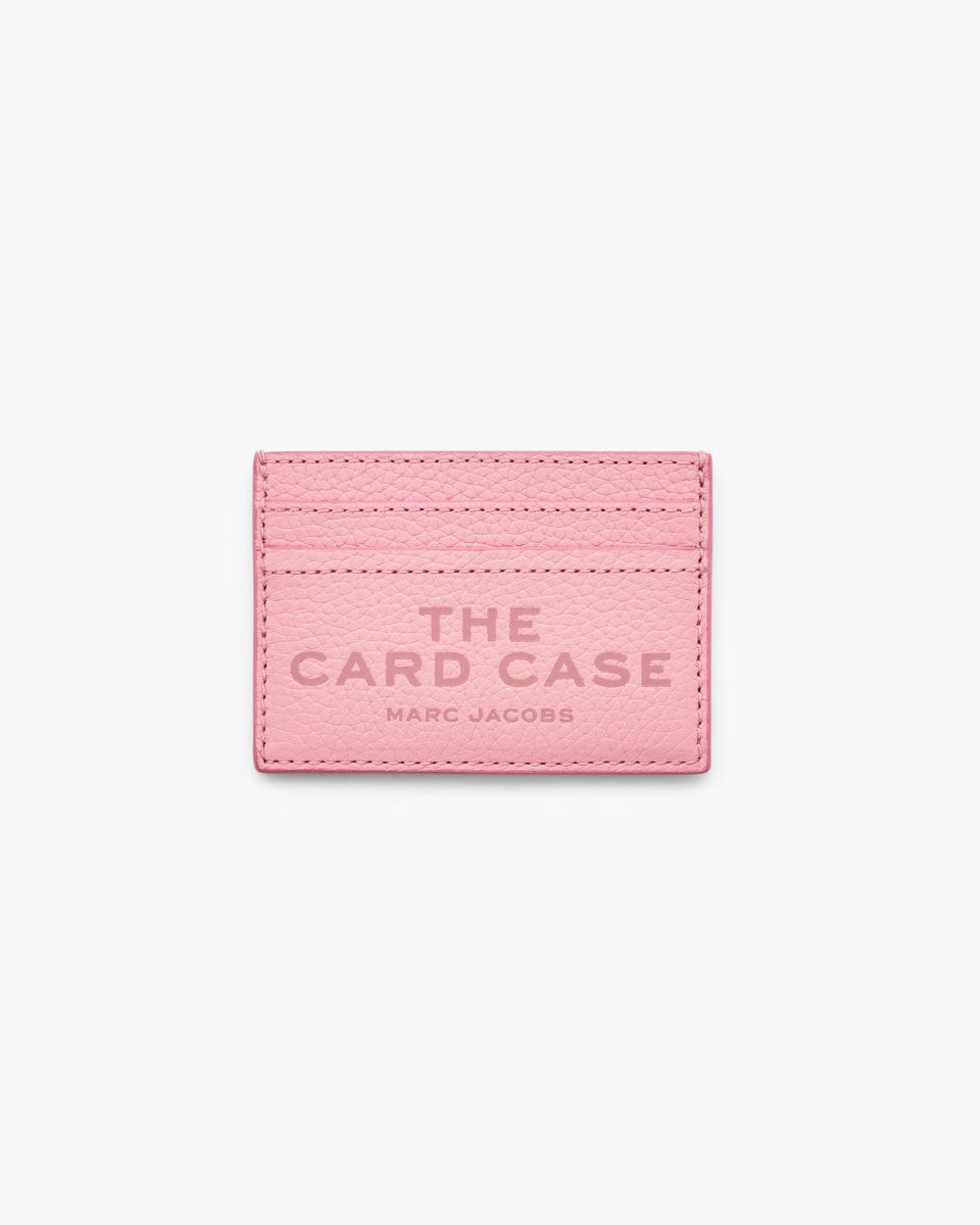 Marc Jacobs The Leather Card Case Pink | 08IDPHFZE