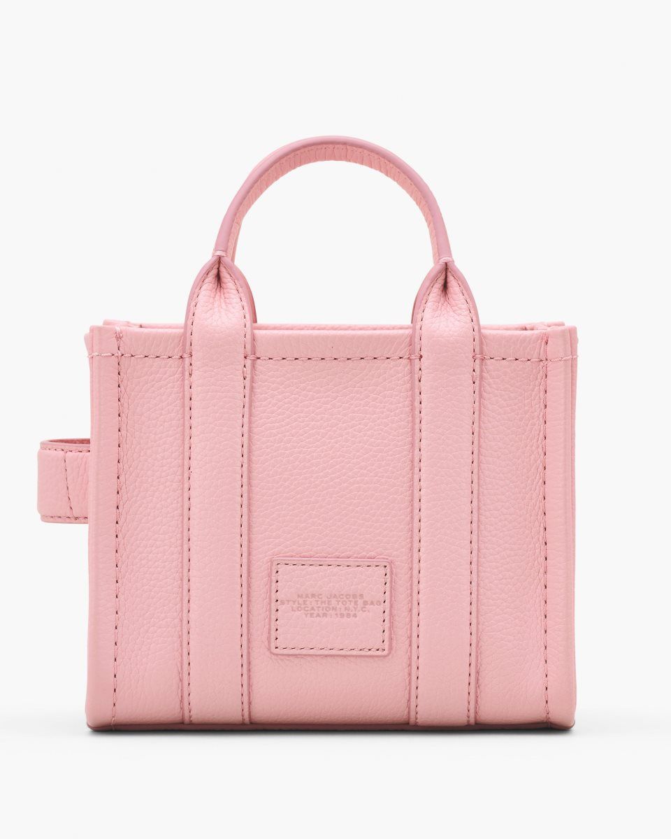 Marc Jacobs The Leather Crossbody Tote Bag Pink | 80JHCTRFQ