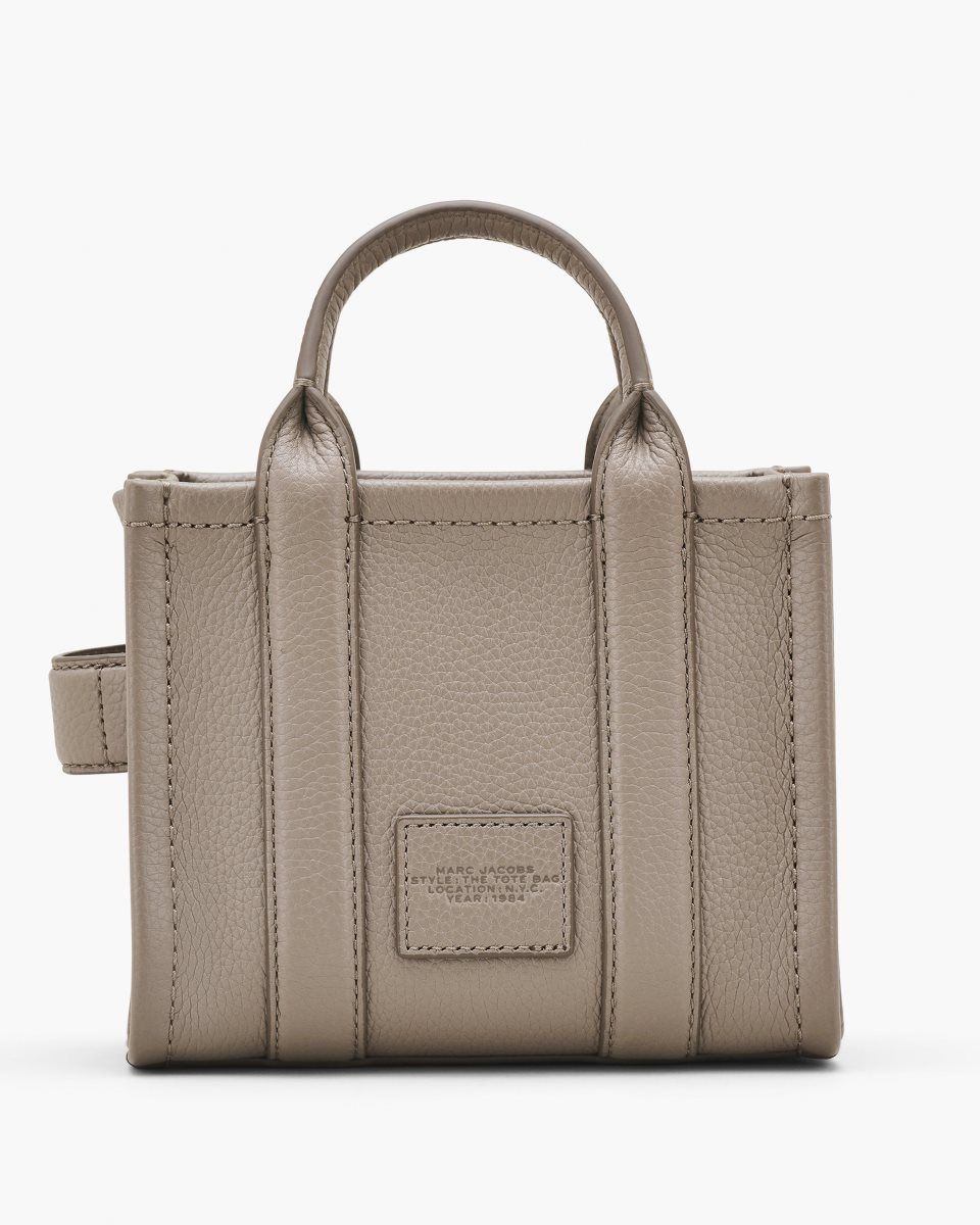 Marc Jacobs The Leather Crossbody Tote Bag Cement | 31JZESCPK