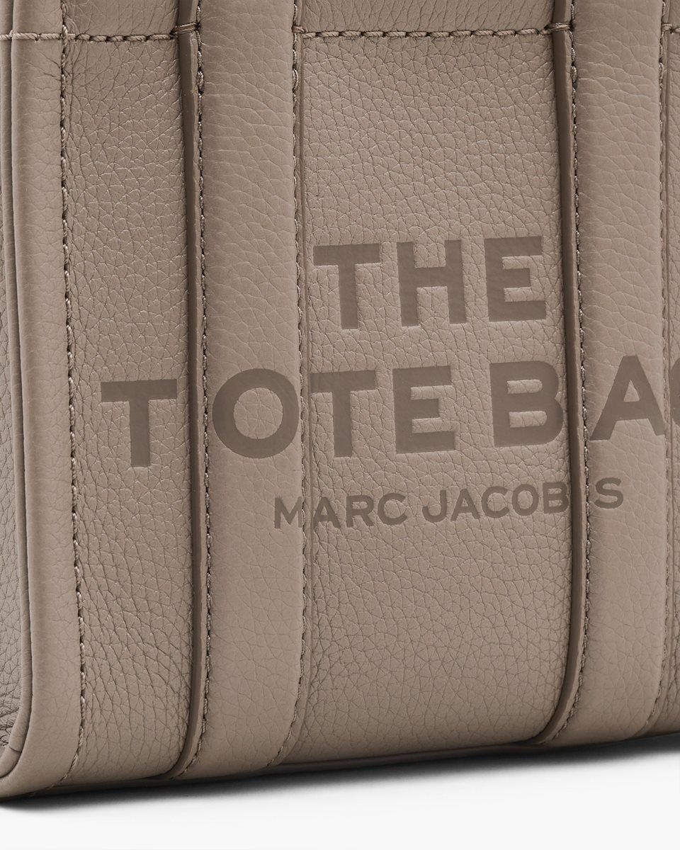 Marc Jacobs The Leather Crossbody Tote Bag Cement | 31JZESCPK