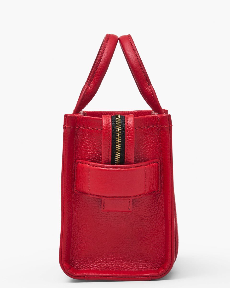 Marc Jacobs The Leather Crossbody Tote Bag Red | 25KHLPRNF