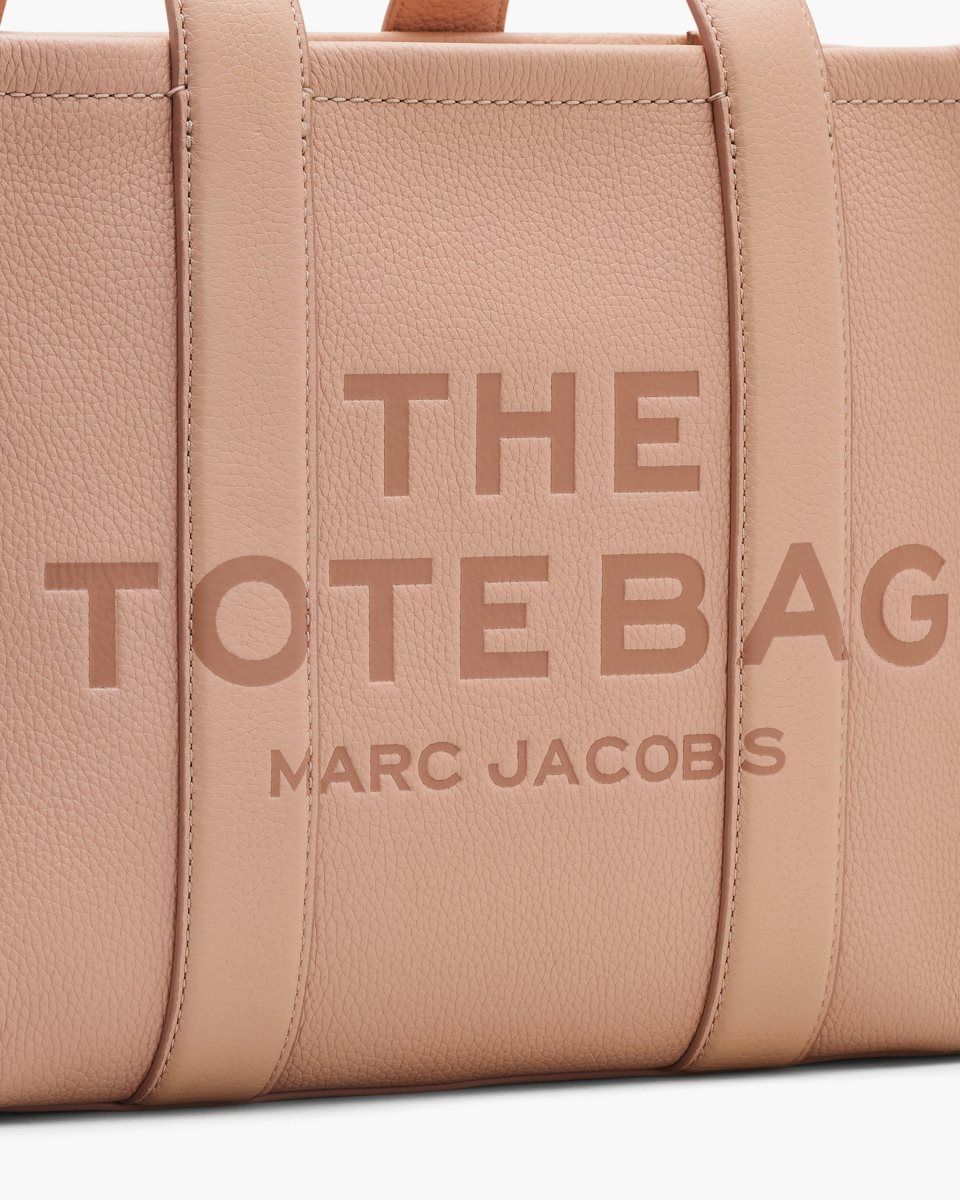 Marc Jacobs The Leather Medium Tote Bag Rose | 40XLPTOMN