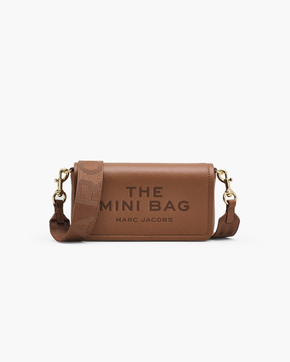 Marc Jacobs The Leather Mini Bag Argan Oil | 31GVAQBRH