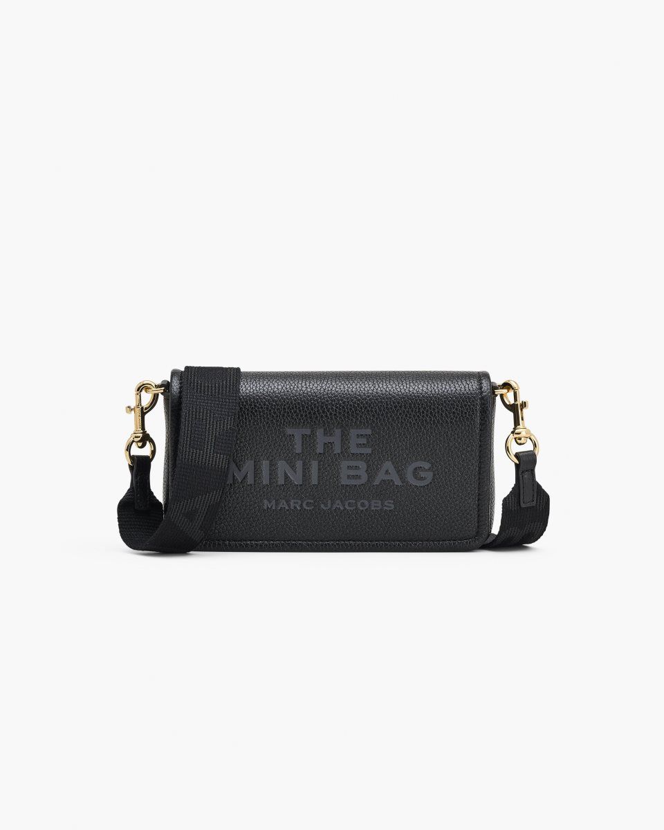 Marc Jacobs The Leather Mini Bag Black | 83XFPURHQ