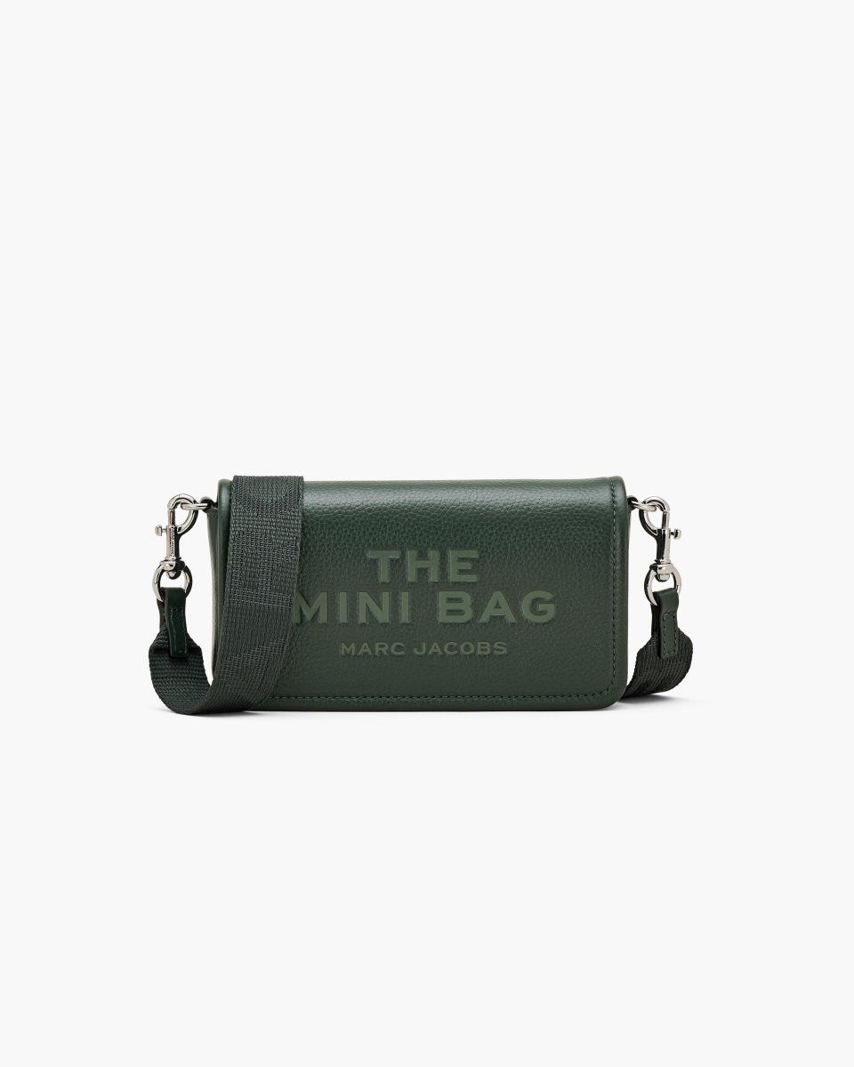 Marc Jacobs The Leather Mini Bag Dark Green | 26MZTWCLJ