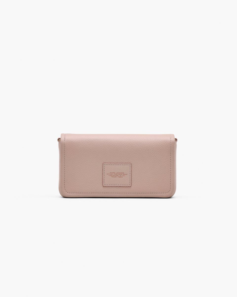 Marc Jacobs The Leather Mini Bag Rose | 62OFTEUVI