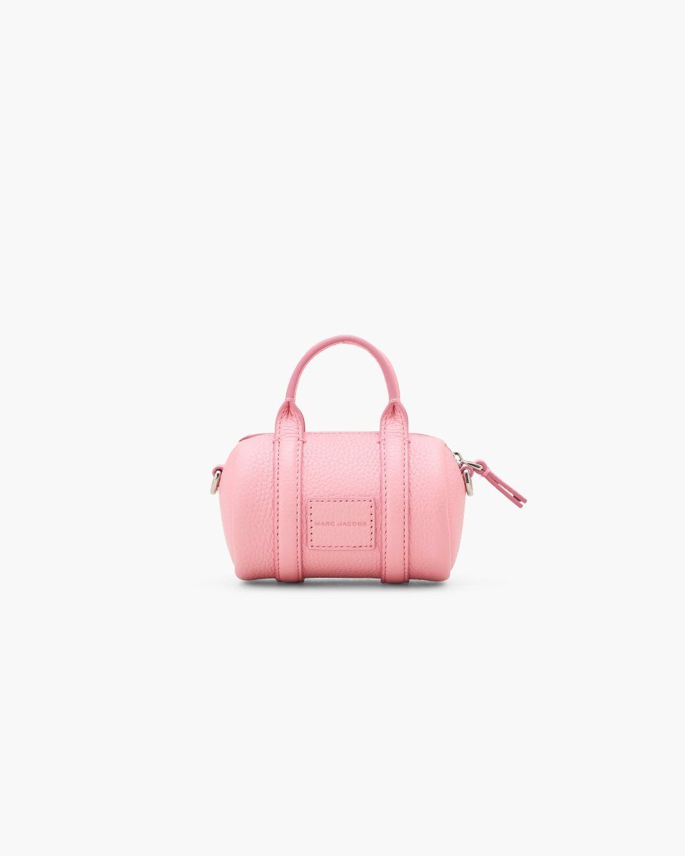 Marc Jacobs The Leather Nano Duffle Crossbody Pink | 29XQWUFIT