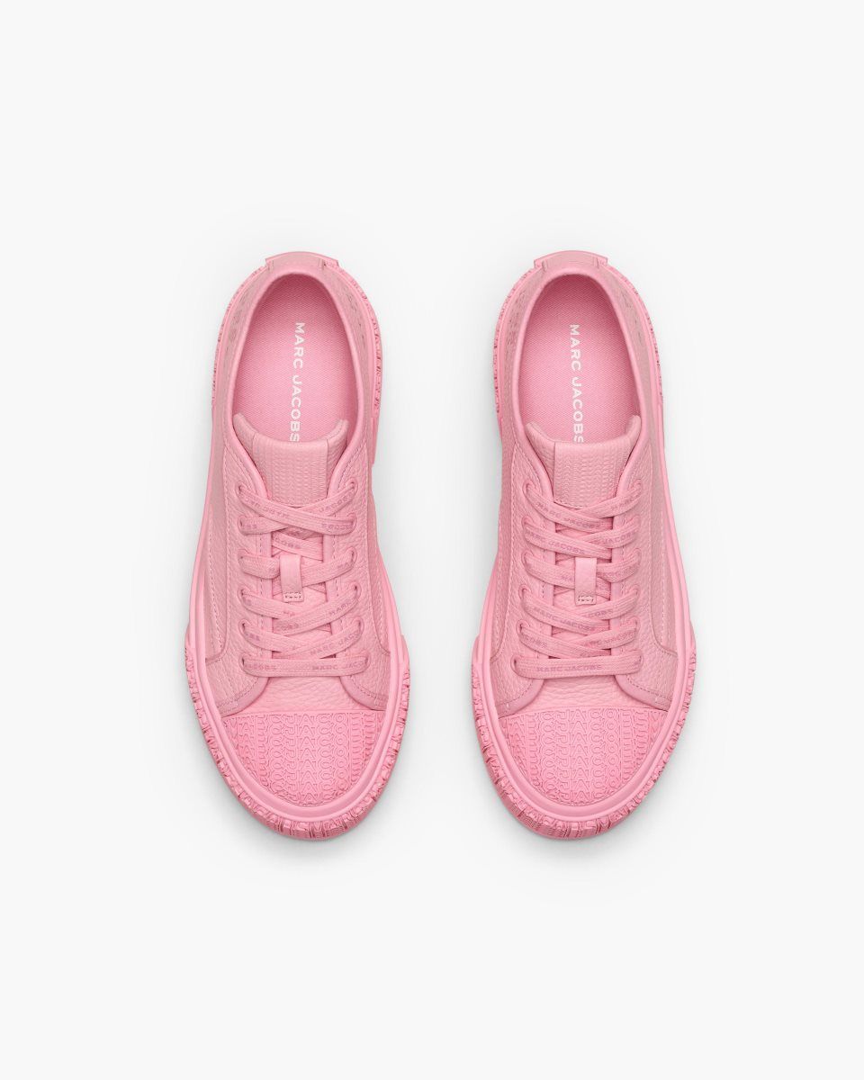 Marc Jacobs The Leather Sneaker Pink | 80JNPQEWM