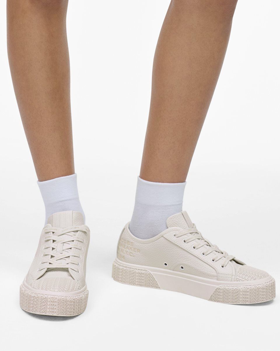 Marc Jacobs The Leather Sneaker White | 49BVRGLFT