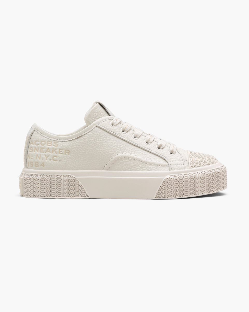 Marc Jacobs The Leather Sneaker White | 49BVRGLFT