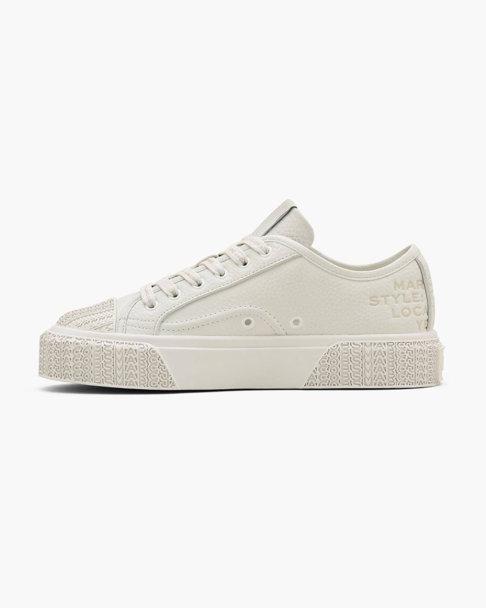 Marc Jacobs The Leather Sneaker White | 49BVRGLFT