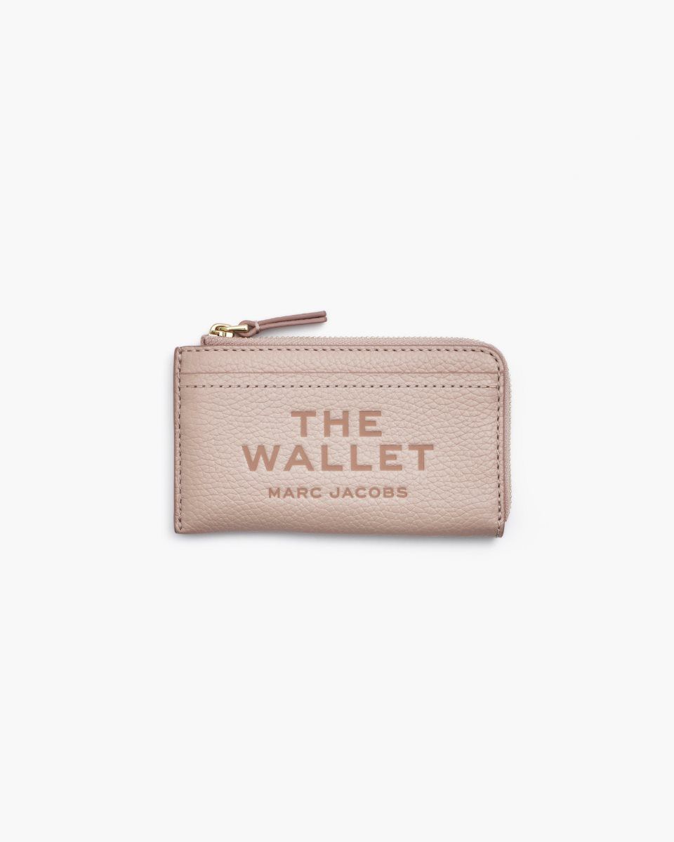 Marc Jacobs The Leather Top Zip Multi Wallet Rose | 70HDPGNOZ