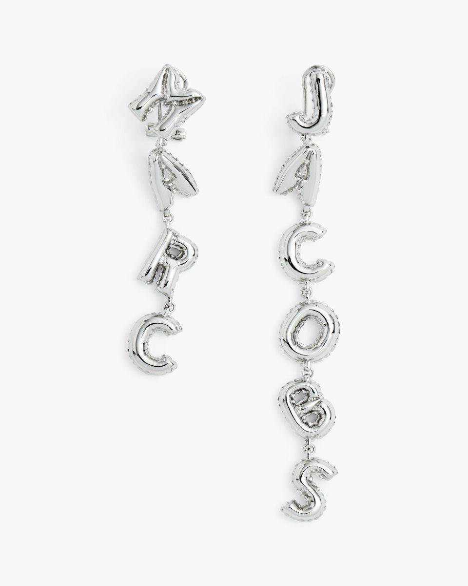 Marc Jacobs The Marc Jacobs Balloon Earrings Silver | 09RGYCJIK