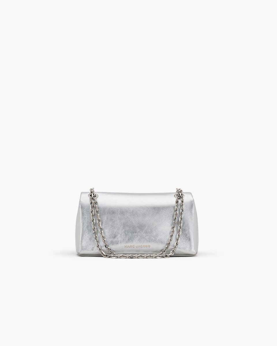 Marc Jacobs The Metallic Dual Chain Wallet Silver | 76PWFTDUA