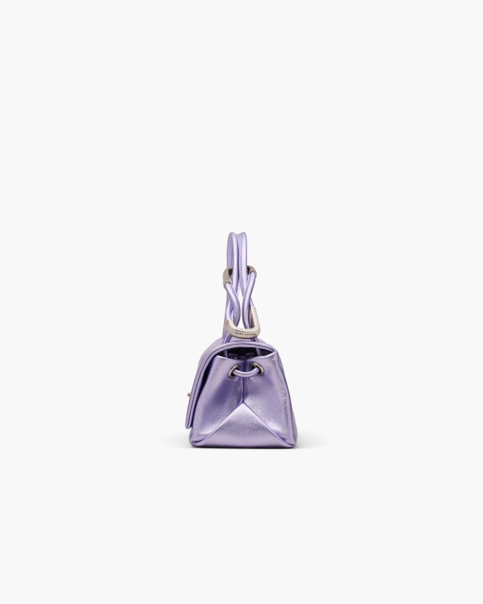 Marc Jacobs The Metallic Mini Dual Bag Purple | 60VJZXCTS