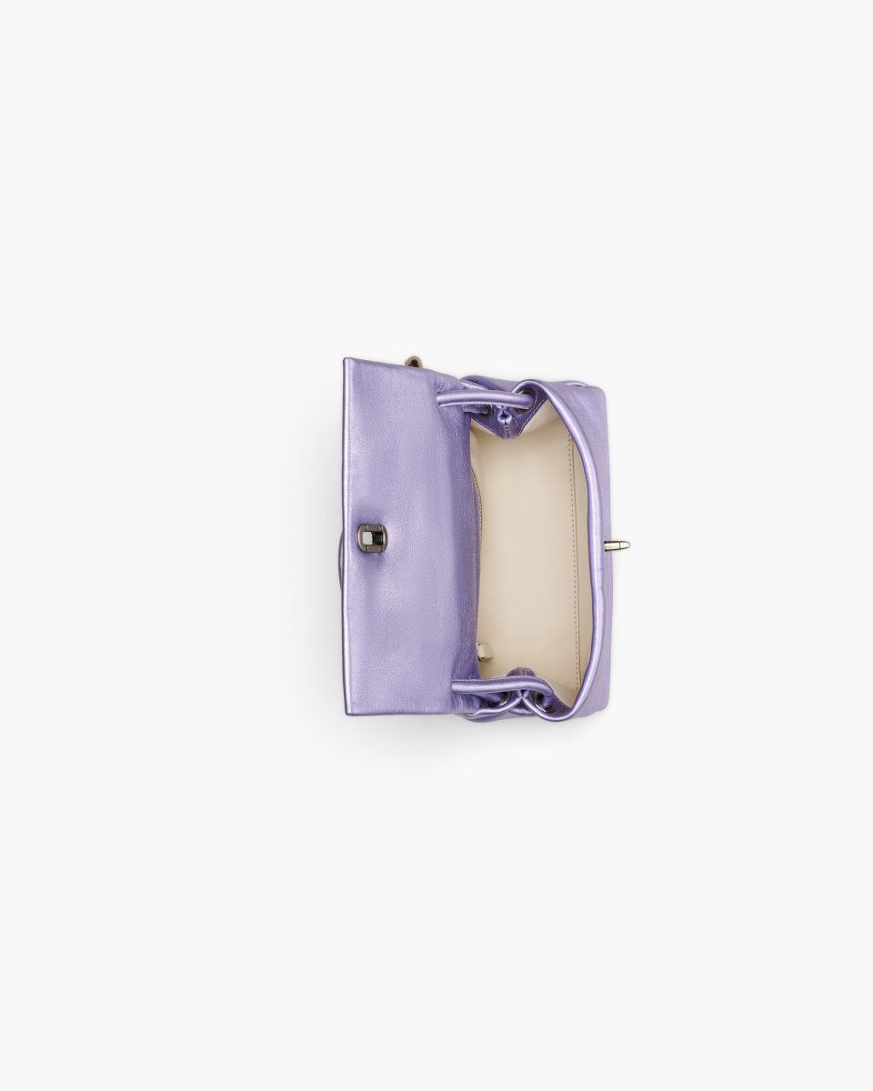 Marc Jacobs The Metallic Mini Dual Bag Purple | 60VJZXCTS