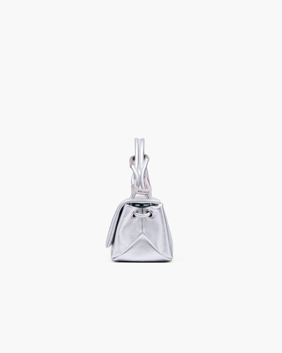 Marc Jacobs The Metallic Mini Dual Bag Silver | 37CKLBIHW