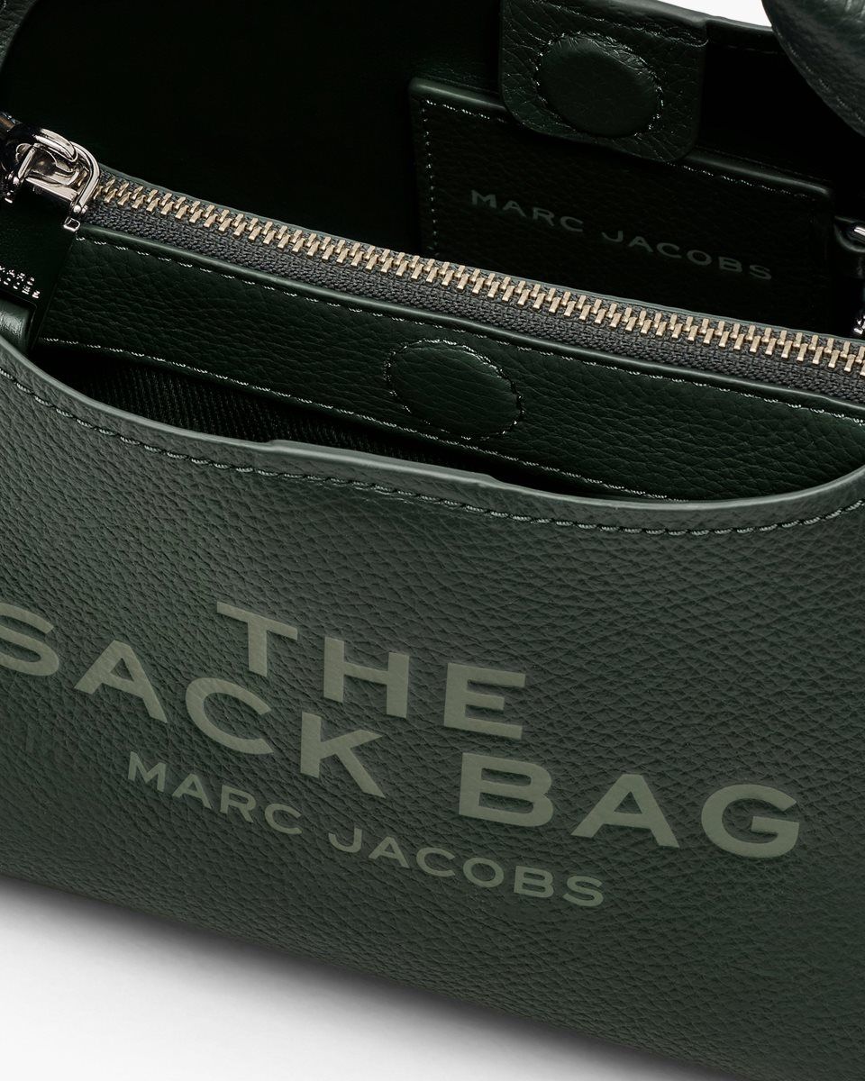 Marc Jacobs The Mini Sack Bag Dark Green | 28SYXQOJK