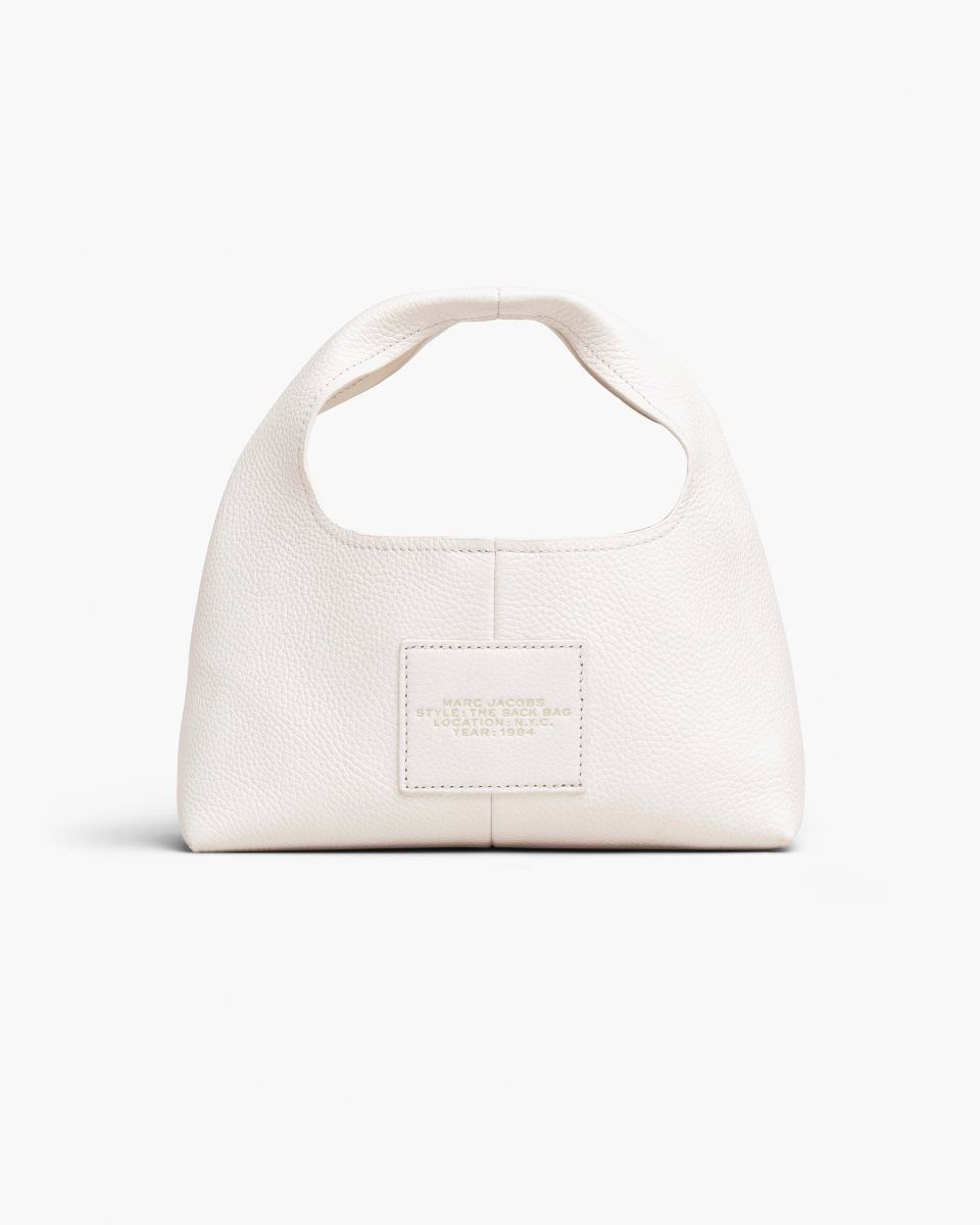 Marc Jacobs The Mini Sack Bag White | 69TOZMCPA