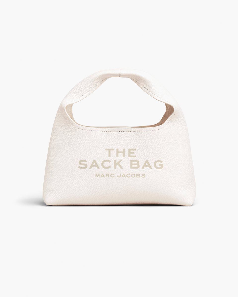 Marc Jacobs The Mini Sack Bag White | 69TOZMCPA